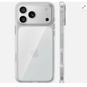 TORRAS Magnetic Slim Fit for iPhone 17 Pro Case 6.3 inch, Ultra-Thin, clear